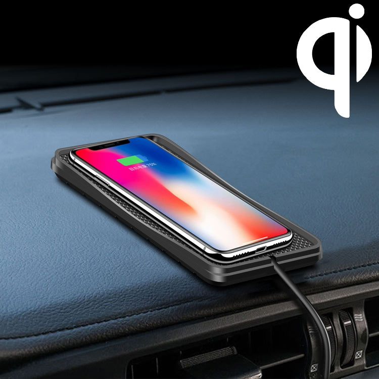 Caricabatterie di ricarica rapida wireless antiscivolo standard C3 QI per veicoli, C3 Caricabatterie di ricarica rapida wireless antiscivolo standard C3 QI per veicoli, C3
